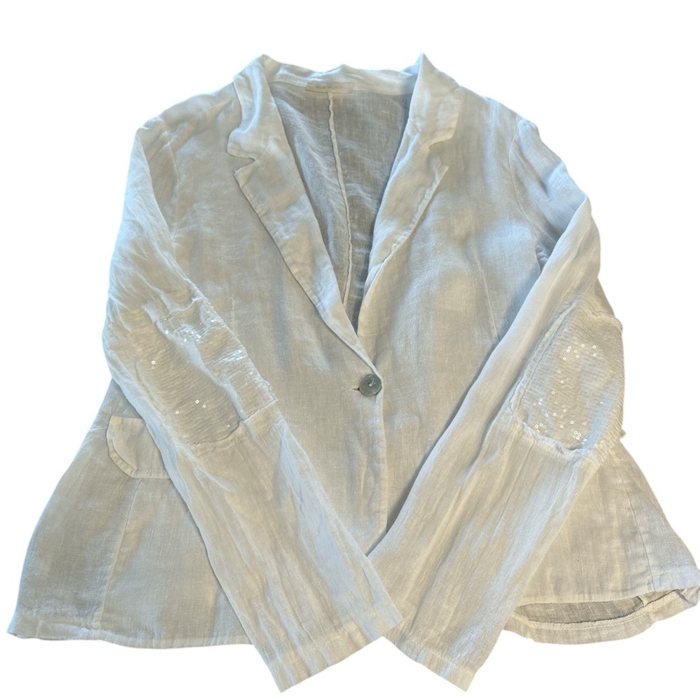 Milio Milano Linen Sequin Blazer